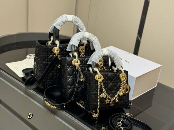 Dior Lady Dior Lambskin Quilted Handbag - Premium Edition Upgrade - Image 5