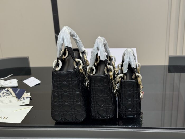 Dior Lady Dior Lambskin Quilted Handbag - Premium Edition Upgrade - Image 6