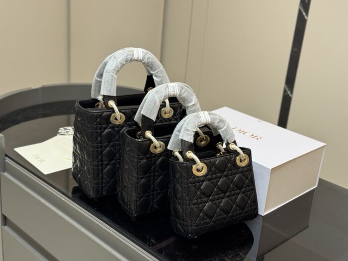 Dior Lady Dior Lambskin Quilted Handbag - Premium Edition Upgrade - Image 7