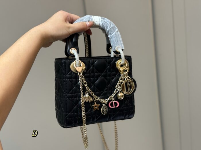 Dior Lady Dior Lambskin Quilted Handbag - Premium Edition Upgrade - Image 9