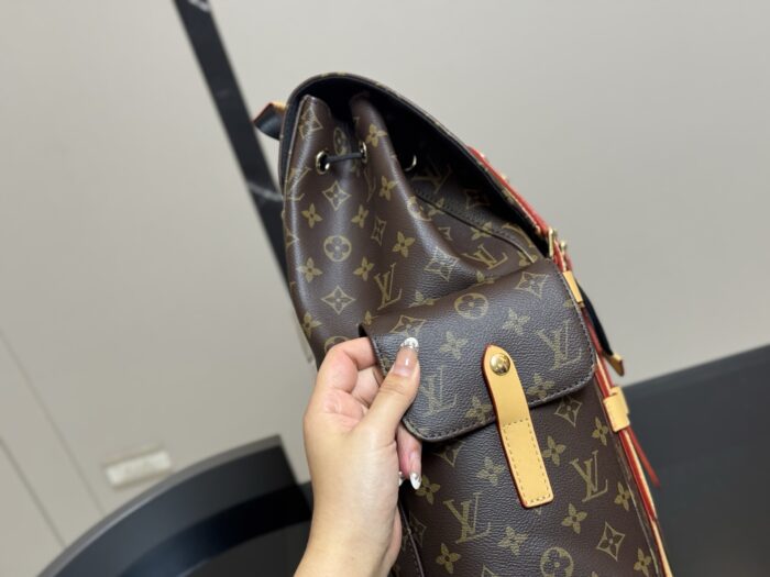 Louis Vuitton Classic Fabric Backpack Understated And Elegant Superb Texture - Image 6