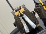 Louis Vuitton Classic Fabric Backpack Understated And Elegant Superb Texture - Image 7