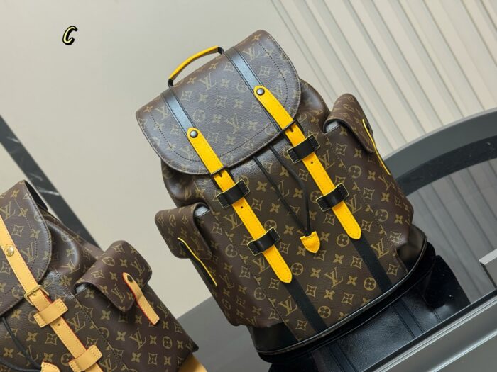Louis Vuitton Classic Fabric Backpack Understated And Elegant Superb Texture - Image 9