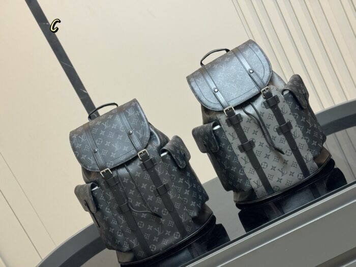 Louis Vuitton Classic Fabric Backpack Understated And Elegant Superb Texture - Image 10