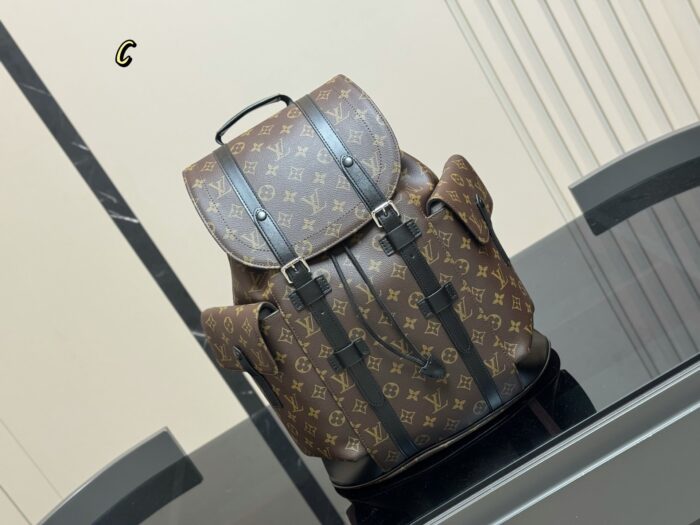 Louis Vuitton Classic Fabric Backpack Understated And Elegant Superb Texture - Image 12