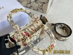 Dior 25Ss New Year'S New Arrival Embroidered Lady Dior Bag Authentic Jacquard Edition Embroidered Wide Shoulder Strap Casual Elegance - Image 2