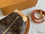Louis Vuitton Cruise23 Side Trunk Monogram Metal Futuristic Soft-Body Handbag - Image 7