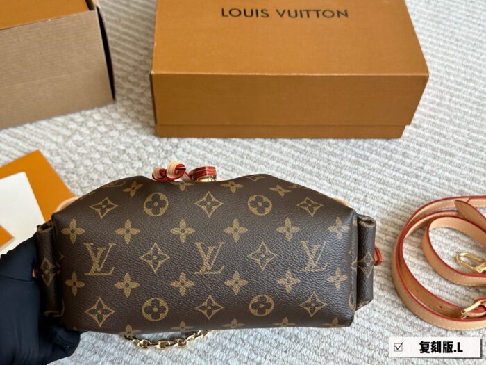 Louis Vuitton Odyssée Metal Chain Side Pockets Multi-Wear Handbag: Carry By Hand, Shoulder Or Crossbody - Image 5