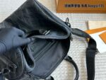Louis Vuitton Keepall 35 Black Monogram Calfskin Bag With Nylon Wide Shoulder Strap And Luggage Tag - Image 9