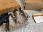 Louis Vuitton Bella Mini Bucket Bag Collection Monogram Perforated Calfskin Round Coin Purse Multi-Carry Bag - Image 12