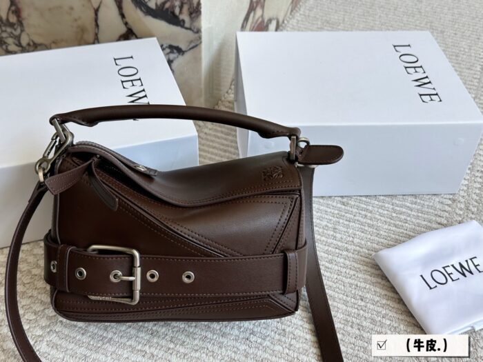 Loewe Puzzle Biker Style Waist Strap Design Geometric Bag - Image 1