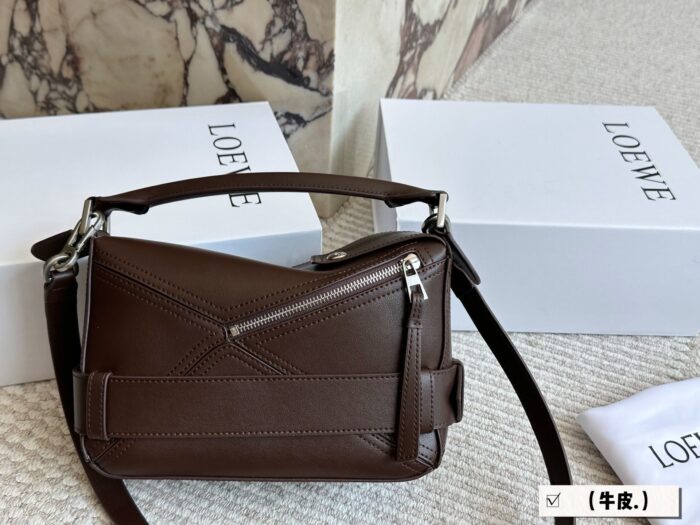 Loewe Puzzle Biker Style Waist Strap Design Geometric Bag - Image 4