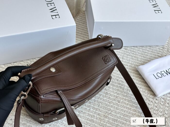 Loewe Puzzle Biker Style Waist Strap Design Geometric Bag - Image 8