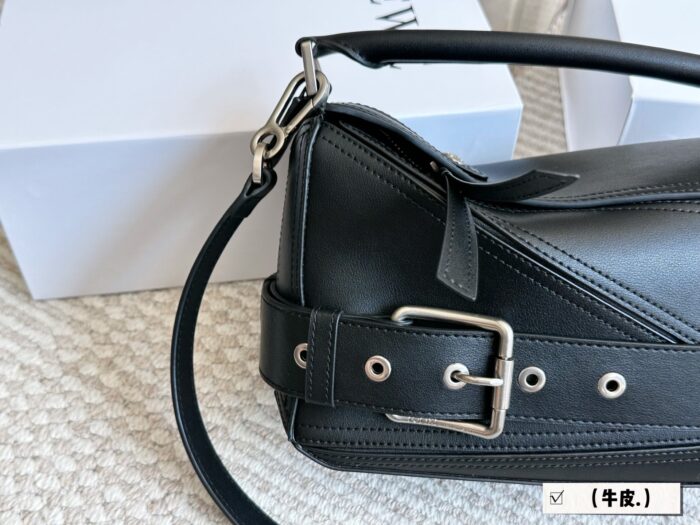 Loewe Puzzle Series Biker Style Waist Belt Design Geometric Bag - Image 2