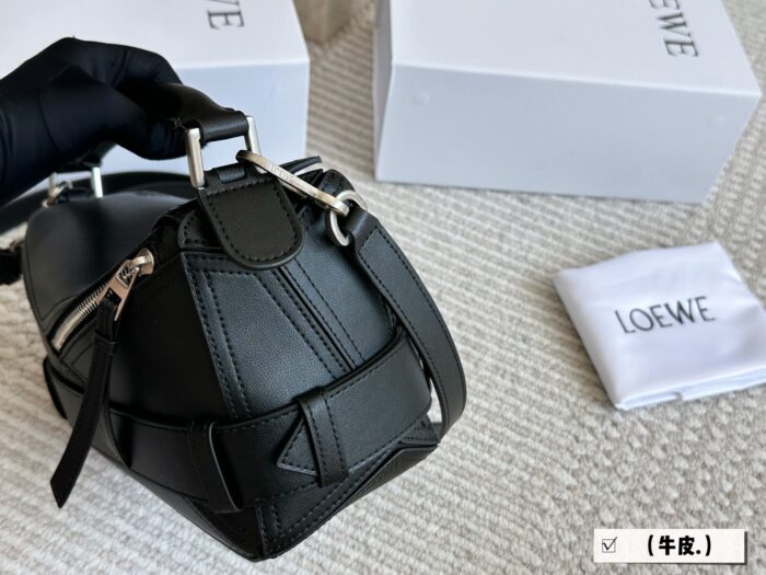 Loewe Puzzle Series Biker Style Waist Belt Design Geometric Bag - Image 4