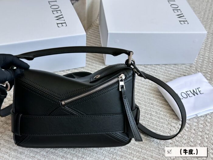 Loewe Puzzle Series Biker Style Waist Belt Design Geometric Bag - Image 5