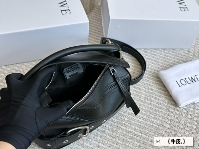 Loewe Puzzle Series Biker Style Waist Belt Design Geometric Bag - Image 9