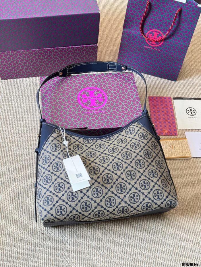 Tory Burch Hobo Monogram Tote Bag | Shoulder/Crossbody | Practical And Relaxed - Image 4
