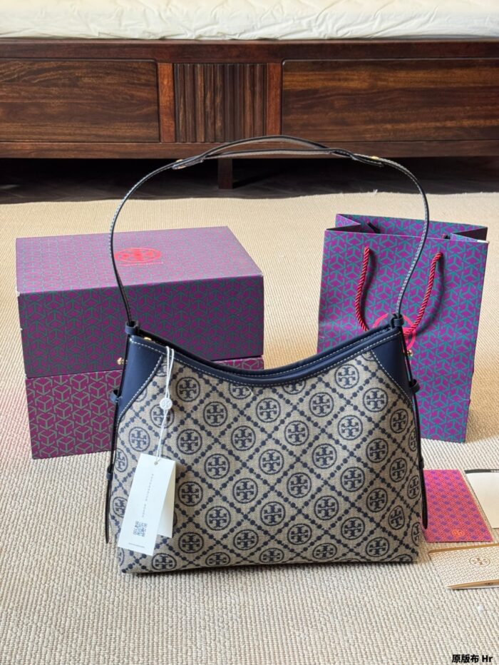 Tory Burch Hobo Monogram Tote Bag | Shoulder/Crossbody | Practical And Relaxed - Image 11