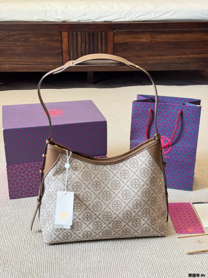 Tory Burch Hobo Monogram Tote Bag | Shoulder/Crossbody | Practical And Relaxed - Image 12