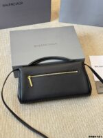 Balenciaga Belair Genuine Leather Underarm Bag - Large Capacity - Image 4