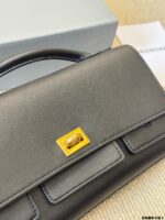 Balenciaga Belair Genuine Leather Underarm Bag - Large Capacity - Image 6