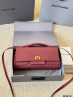 Balenciaga Belair Genuine Leather Underarm Bag - Large Capacity - Image 12