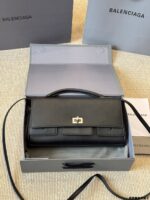 Balenciaga Belair Genuine Leather Underarm Bag - Large Capacity - Image 13