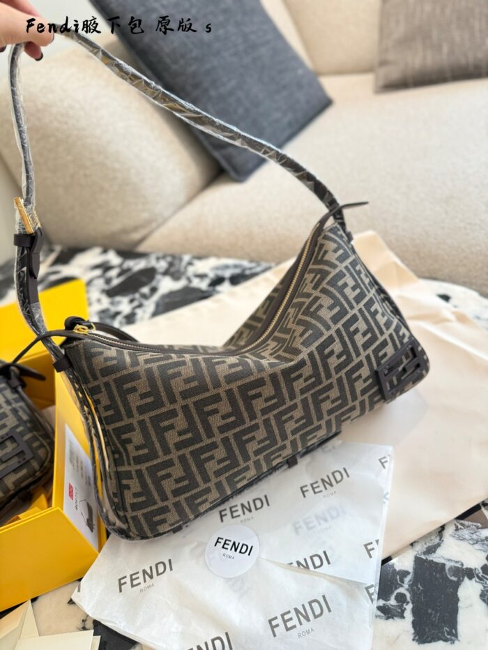 Fendi A Simply Fendi Bag Two Adjustable Strap Lengths Underarm/Crossbody Carry Lightweight Versatile Ample Capacity - Image 2