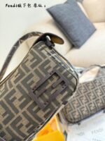 Fendi A Simply Fendi Bag Two Adjustable Strap Lengths Underarm/Crossbody Carry Lightweight Versatile Ample Capacity - Image 4
