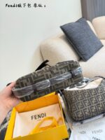 Fendi A Simply Fendi Bag Two Adjustable Strap Lengths Underarm/Crossbody Carry Lightweight Versatile Ample Capacity - Image 6