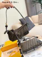 Fendi A Simply Fendi Bag Two Adjustable Strap Lengths Underarm/Crossbody Carry Lightweight Versatile Ample Capacity - Image 8