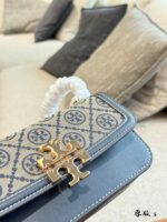 Tory Burch Eleanor Vintage Print Tofu Bag – Versatile Shoulder Crossbody Beauty - Image 3