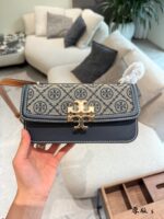 Tory Burch Eleanor Vintage Print Tofu Bag – Versatile Shoulder Crossbody Beauty - Image 6