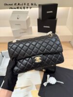 Chanel Cf Series Lambskin Quilted Double C Logo Shoulder Bag - Image 2