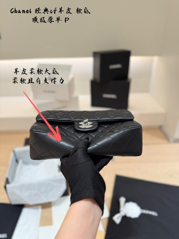 Chanel Cf Series Lambskin Quilted Double C Logo Shoulder Bag - Image 6