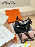 Hermès Lindy Original Calfskin Leather Three-Strap Design Full Packaging With Complimentary Ribbon