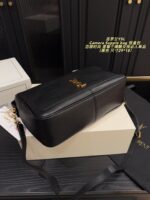 Yves Saint Laurent Camera Supple Bag Lunchbox Bag Versatile And Fashionable Lightweight Leather And Chain Combination Prevents Shoulder Strain - Image 9