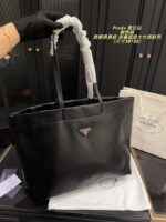 Prada Tote Bag Luxurious Texture, Generous Capacity, Robust Build Effortlessly Relaxed Aesthetic - Image 2