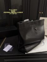Prada Tote Bag Luxurious Texture, Generous Capacity, Robust Build Effortlessly Relaxed Aesthetic - Image 4