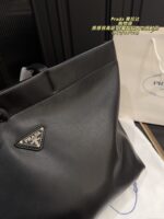 Prada Tote Bag Luxurious Texture, Generous Capacity, Robust Build Effortlessly Relaxed Aesthetic - Image 5