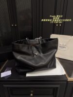 Prada Tote Bag Luxurious Texture, Generous Capacity, Robust Build Effortlessly Relaxed Aesthetic - Image 7