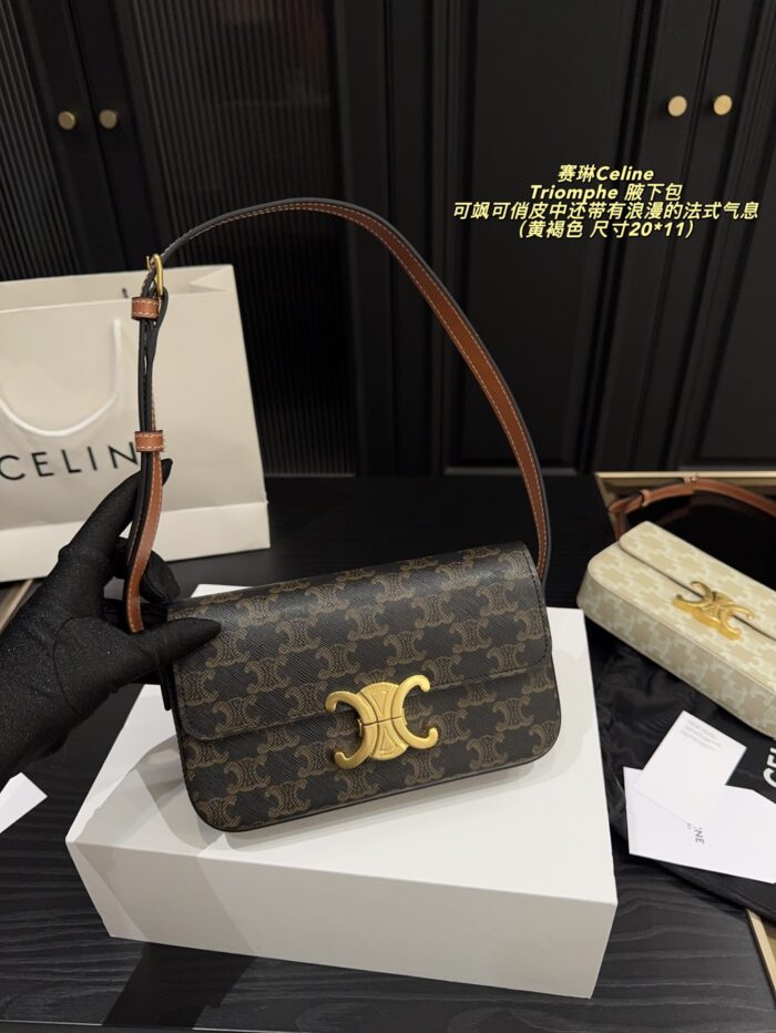 Celine Triomphe Underarm Bag Rectangular French Chic Bag - Image 1