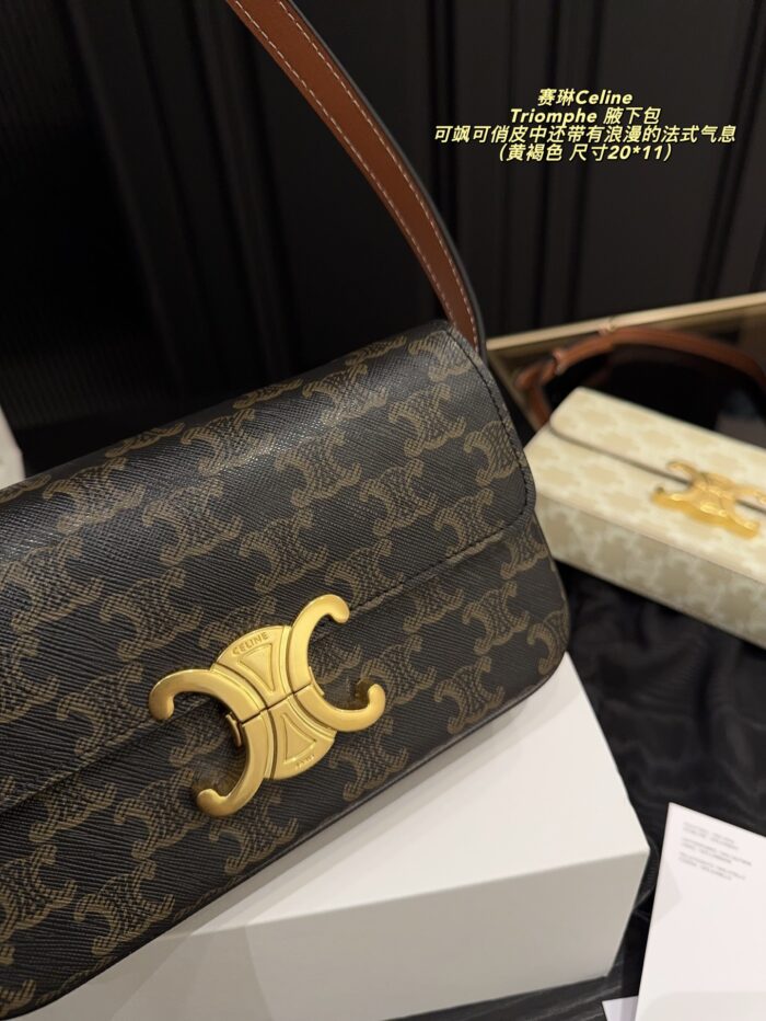 Celine Triomphe Underarm Bag Rectangular French Chic Bag - Image 6