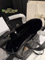 Dior Toujours Vertical Native Bag Genuine Leather Basket Bag Design Adjustable Shoulder Strap Portable - Image 7