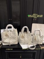 Dior Toujours Vertical Native Bag Genuine Leather Basket Bag Design Adjustable Shoulder Strap Portable - Image 12