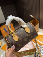 Louis Vuitton Speedy Nano Pillow Bag Full Metal Hardware Accommodates Iphone 16 Pro Variable Code Chip - Image 4