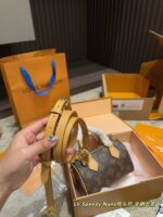 Louis Vuitton Speedy Nano Pillow Bag Full Metal Hardware Accommodates Iphone 16 Pro Variable Code Chip - Image 5