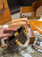 Louis Vuitton Speedy Nano Pillow Bag Full Metal Hardware Accommodates Iphone 16 Pro Variable Code Chip - Image 8