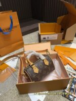 Louis Vuitton Speedy Nano Pillow Bag Full Metal Hardware Accommodates Iphone 16 Pro Variable Code Chip - Image 9